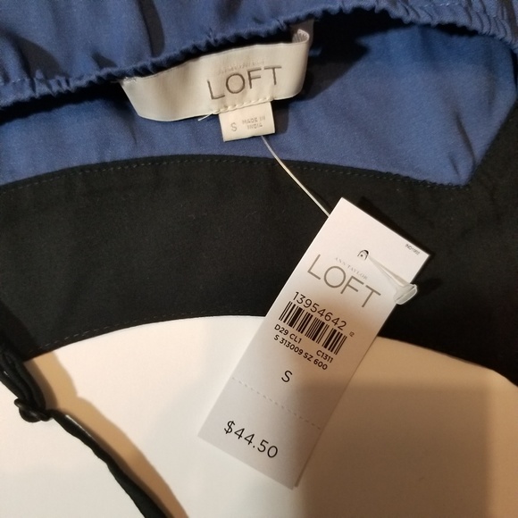 NWT! Ann Taylor Loft blueTank Top Spaghetti - Picture 5 of 5